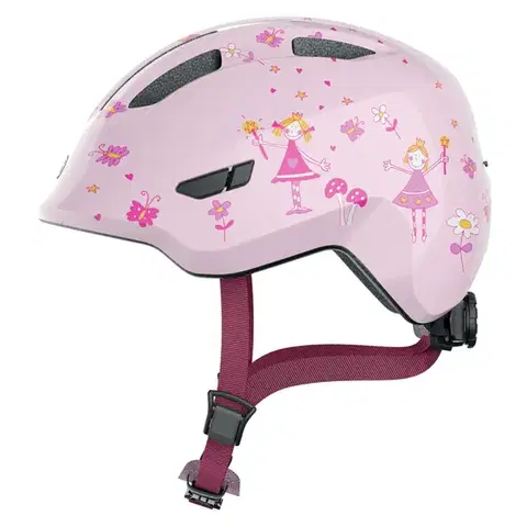 Helmy a prilby na in-line Abus Smiley 3.0 Rose Princess - M (50-55)