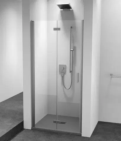 Sprchovacie kúty POLYSAN - ZOOM sprchové dvere do niky 800 lavé, číre sklo ZL4815L-01
