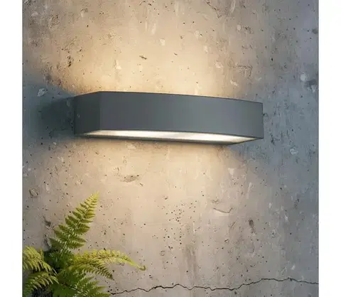 Svietidlá Ideal Lux - Vonkajšie nástenné svietidlo 2xE27/60W/230V