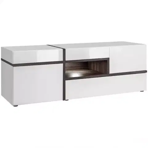 Všetky produkty TV stolík Cross Biely/Perla