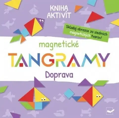 3D, magnetické, priestorové knihy Kniha aktivít magnetické TANGRAMY - Doprava