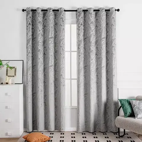 Závesy do spálne Záves na priechodkách Velvet GY2316/270G/M2/51 140x250 strieborná