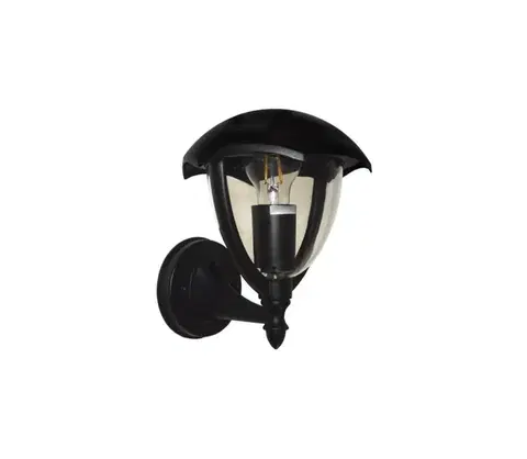 Svietidlá  Vonkajšie nástenné svietidlo SANTIGO 1xE27/50W/230V IP54 čierna SKU008687