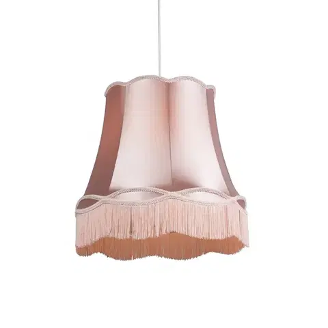 Závesné svietidlá Retro závesné svietidlo ružové 45 cm - Granny