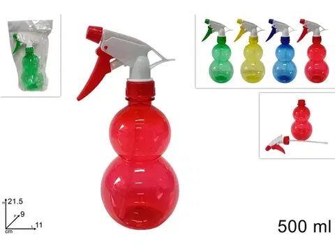 Postrekovače MAKRO - Rozprašovač 0,5l rôzne farby 11x9x21,5cm