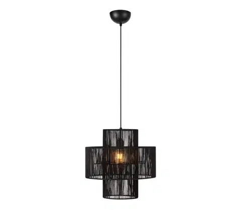 Svietidlá Markslöjd 108766 - Luster na lanku SOGA 1xE27/40W/230V čierna 108766