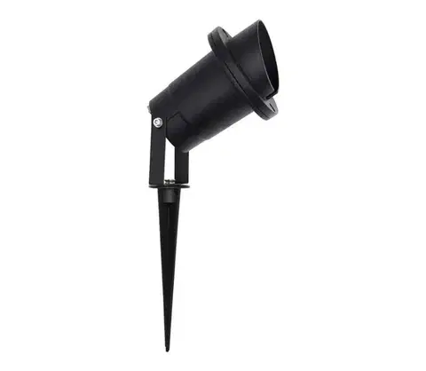 Záhradné lampy  Vonkajšia lampa VILO 1xGU10/60W/230V IP65 čierna EKO8357