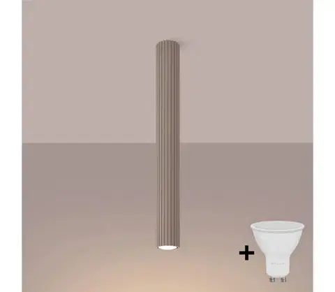 Svietidlá BRILAGI - LED bodové svietidlo CRESTO 1xGU10/10W/230V 60 cm taupe BR.1767