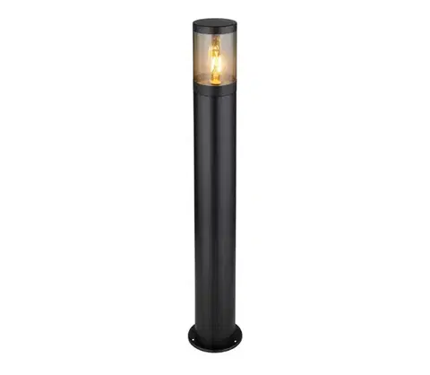 Záhradné lampy Globo 32016BS - Vonkajšia lampa XELOO 1xE27/60W/230V 80 cm IP44 32016BS