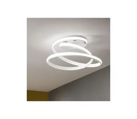 Svietidlá Ondaluce - LED stmievateľné stropné svietidlo VUELTA LED/37W/230V pr. 55 cm biela PL.VUELTA/B.CO