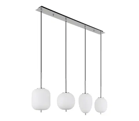 Svietidlá Globo 15345-4NO - Luster na lanku BLACKY I 4xE14/40W/230V 15345-4NO