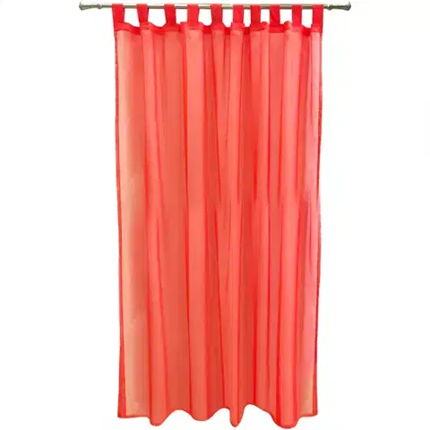 Závesy do spálne Záves na pútkach 140x250 oranžová