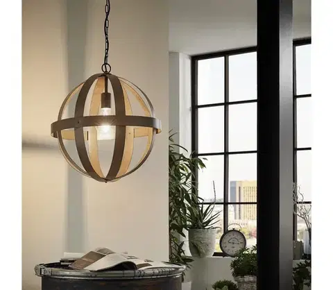 Svietidlá Eglo 78289 - Luster na reťazi WESTBURY 1xE27/60W/230V pr. 45 cm 78289