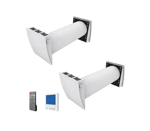 Ventilátory Dalap 55561 - SADA 2x Izbový rekuperátor ZEPHIR SIMPLE DOUBLE 7,61W/230V 55561