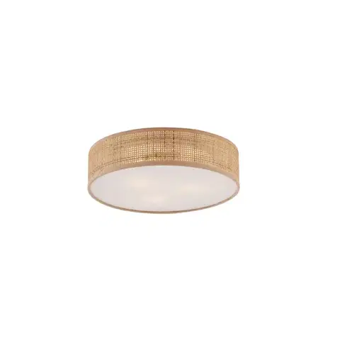 Stropné osvetlenie Orientálne ratanové stropné svietidlo 38 cm - Trammy