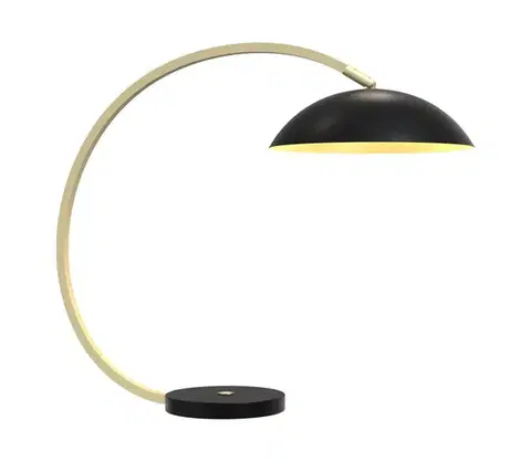 Lampy Wofi 8001-104- LED Dotyková stmievateľná lampa ROSCOFF LED/10,5W/230V čierna/zlatá 8001-104