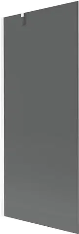 Sprchové dvere MEXEN/S - Next vaňová zástena FIX 80 x 150, grafit, biela 895-080-000-00-40-20