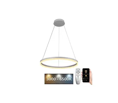 Svietidlá BRILAGI - LED stmievateľný luster na lanku CIRCLE LED/42W/230V 3000-6500K + DO BG-J4308/W