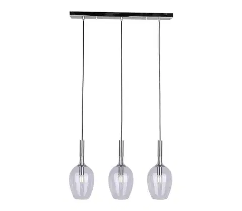 Svietidlá  Luster na lanku TANGO 3xE14/40W/230V číra ML6164
