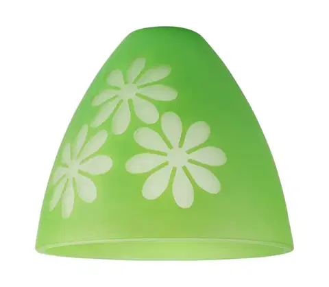 Lampy  Náhradné sklo k lustru GARDEN E27 pr. 23 cm zelená Glass 40.1 green