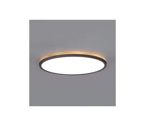 Svietidlá  LED kúpeľňové svietidlo NIVERA LED/18W/230V IP54 pr. 30 cm čierne + DO 004105