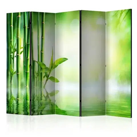Paravány Paraván Green Bamboo Dekorhome