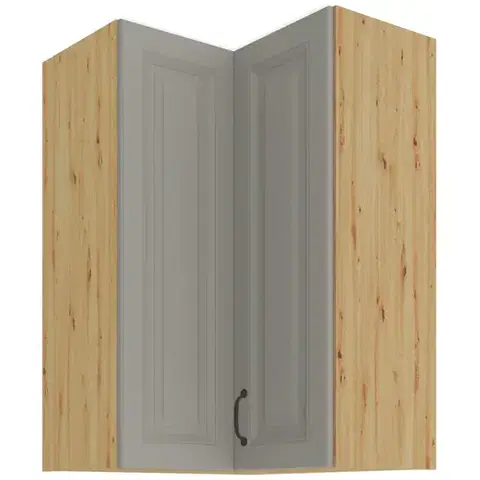 Kuchynské skrinky visiace Skrinka do kuchyne STILO CLAYGREY/ARTISAN 60X60 GN-90 2F (90°)