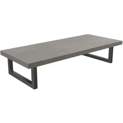 Kúpeľňový nábytok CERANO - Doska pod umývadlo Navira Pro + 2 konzoly pod dosku - betónovo šedá - 60x46x3,6 CER-606006
