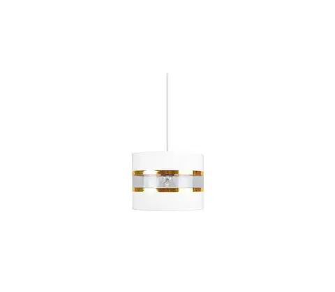 Svietidlá  Luster na lanku LIND 1xE27/60W/230V biela 0173