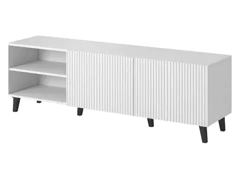 TV stolíky CAMA MEBLE Pafos 150 2D2K tv stolík biela