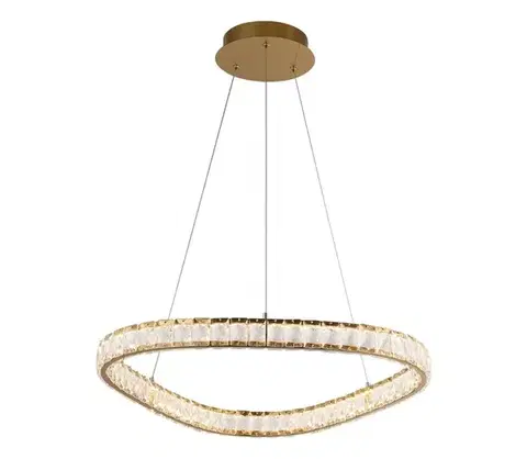 Svietidlá LUXERA  - LED luster na lanku MIST LED/43W/230V 4000K zlatý 