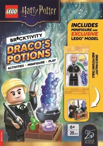 Nalepovačky, vystrihovačky, skladačky LEGO® Harry Potter™: Draco’s Potions (with Draco Malfoy™ minifigure and Potions Table) - Buster Books