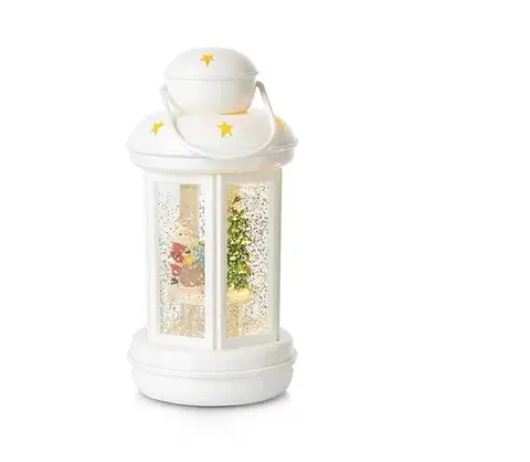 Vianočné dekorácie Markslöjd 704538 - LED Vianočná dekorácia COSY 2xLED/0,12W/3xAAA lucerna biela 704538