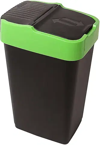 Koše odpadkové HEIDRUN - Kôš odpadkový 60 l na recykláciu s výklponým vekom, rôzne farby