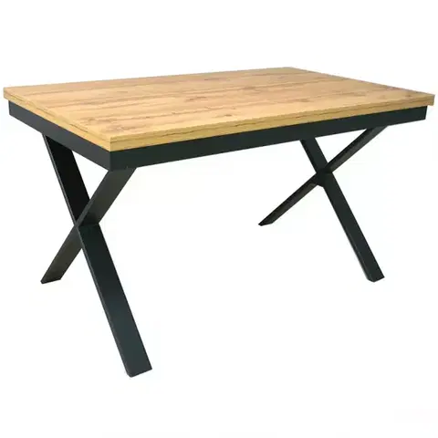 Jedálenské stoly Rozkladací stôl St-978 160/220x90cm dub wotan