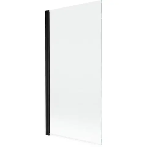 Sprchové dvere MEXEN - MIST vaňová zástena 90x150 cm 6mm 1-s, čierna, číra 8A9-090-001-70-00