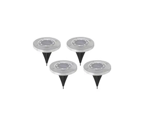 LED osvetlenie  Sada 4x LED solárnych lámp CLAVO LED/1xAAA 4000K IP44 300 mAh 004508