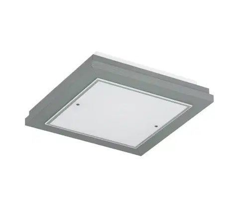 Svietidlá Argon 1873 - Stropné svietidlo TABOR 4xE27/15W/230V 52x52 cm sivé 1873