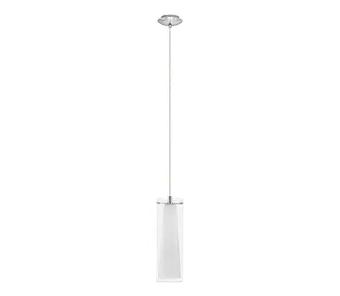Svietidlá EGLO 89832 - luster závesný PINTO 1 x E27/60W biele opálové sklo 89832