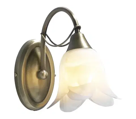 Svietidlá Där Lighting Där Lighting DOU0775 - Nástenné svietidlo DOUBLET 1xE14/40W/230V mosadz DOU0775