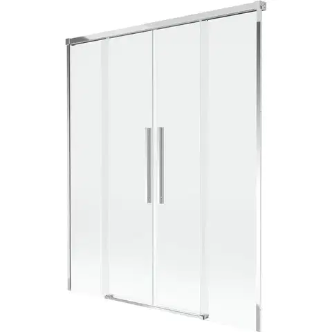 Sprchové dvere MEXEN/S - Rox vaňová zástena 2-krídlová posuvná 150 x 150, transparent, chróm 8C9-150-002-01-00