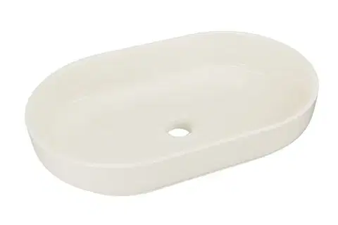 Umývadlá ArtCom Keramické umývadlo RIVER 2 E-6594 | ivory mat 55 x 35 cm