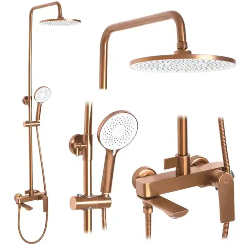 Kúpeľňové batérie REA REA - Sprchový set AVALON Copper BRUSH REA-P2418