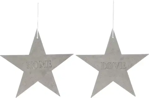 Bytové dekorácie (ostatné) MAKRO - Hviezda HOME 24cm rôzne motívy