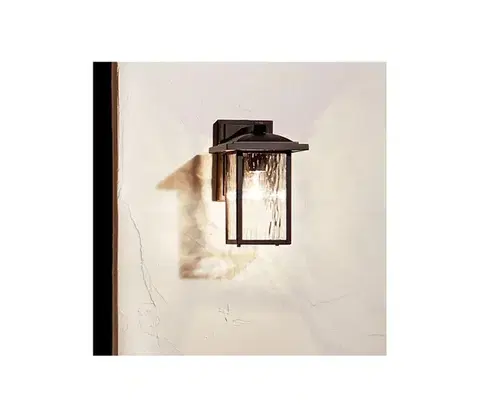 Svietidlá Elstead Kichler KL-CAPPANNA-S-BKT - Vonkajšie nástenné svietidlo CAPPANNA S 1xE27/60W/230V IP44 KL-CAPPANNA-S-BKT