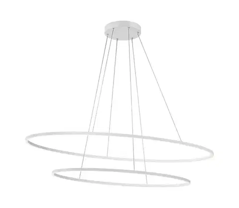 Svietidlá Redo 01-3342 - LED stmievateľný závesný luster na lanku LEO LED/115W/230V biela 01-3342