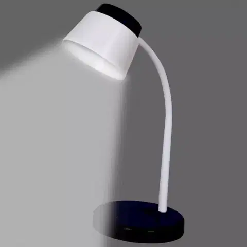Moderné lampy Stolová lampa LED 1607 5W čierna LB1