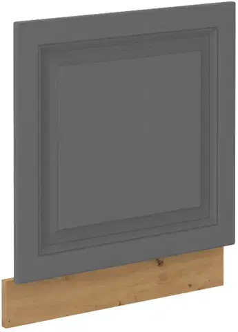 Kuchynské skrinky STELLA ZM 570X596 dvierka na umývačku riadu, stredne šedá/dub Artisan