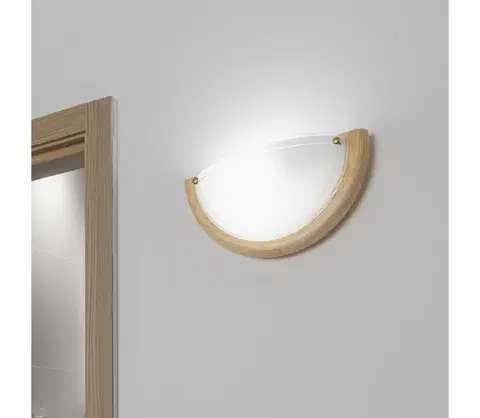 Svietidlá BRILAGI - Nástenné svietidlo ORBIS 1xE27/60W/230V 30 cm borovica 63047