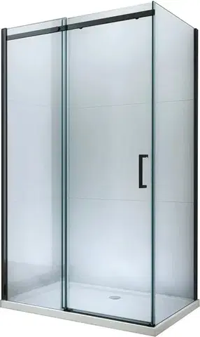Sprchovacie kúty MEXEN/S - OMEGA sprchovací kút 120x70, transparent, čierna 825-120-070-70-00